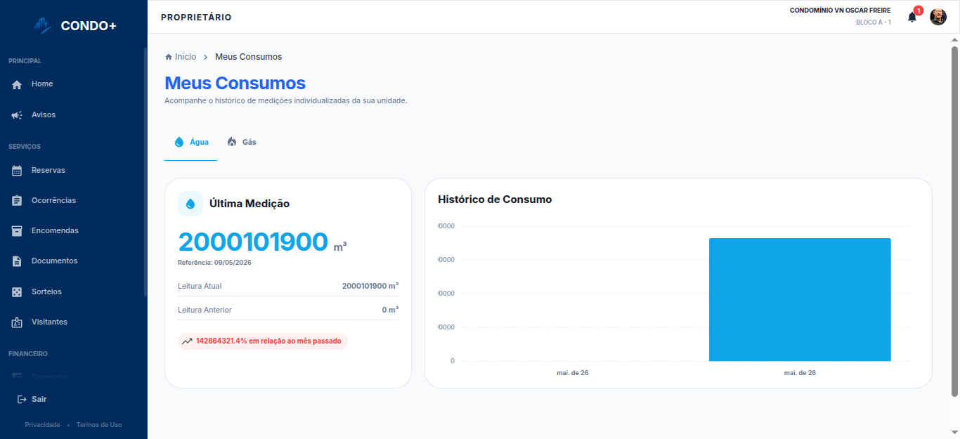 Meus Consumos — Desktop
